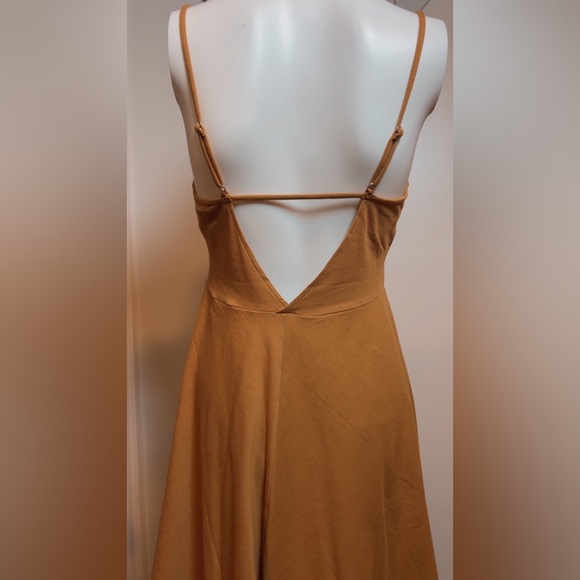 Forever 21 Strapless Tan Dress - Picture 2 of 3